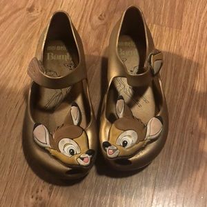 Size 10 Bambi mini Melissa shoes